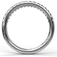 Shared-Prong Pavé Diamond Wedding Band by Fana - 0.26 Carat Total Diamond Weight