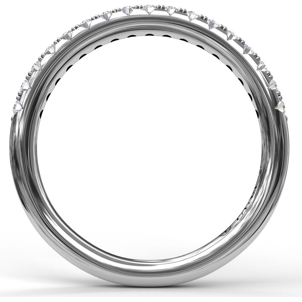 Shared-Prong Pavé Diamond Wedding Band by Fana - 0.26 Carat Total Diamond Weight