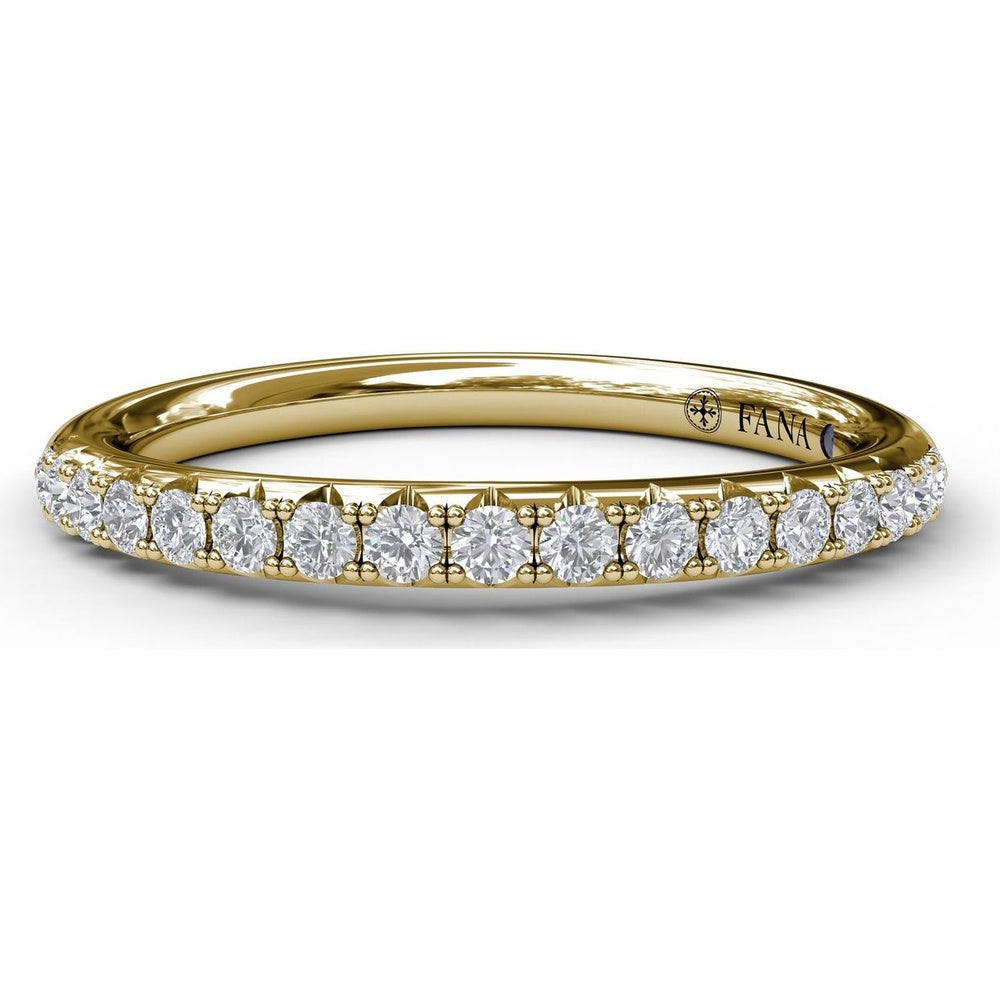 Shared-Prong Pavé Diamond Wedding Band by Fana - 0.26 Carat Total Diamond Weight