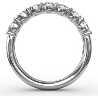 Shared-Prong Round Diamond Anniversary Band by Fana - 1.12 Carat Total Diamond Weight