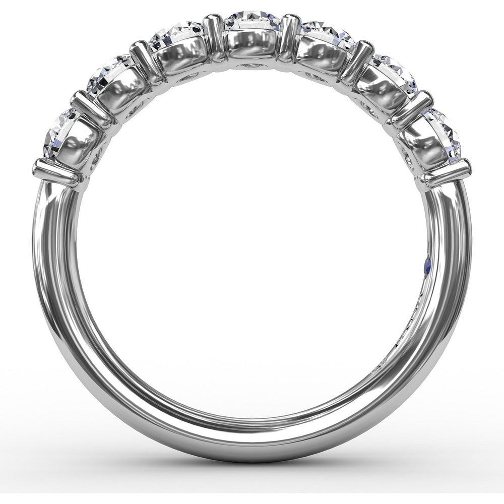 Shared-Prong Round Diamond Anniversary Band by Fana - 1.12 Carat Total Diamond Weight