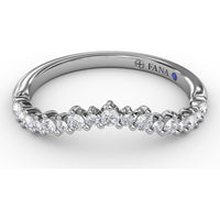 Shared-Prong Round Diamond Band by Fana - 0.25 Carat Total Diamond Weight