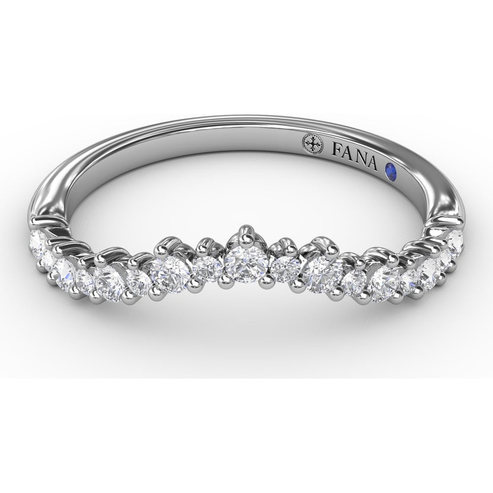 Shared-Prong Round Diamond Band by Fana - 0.25 Carat Total Diamond Weight
