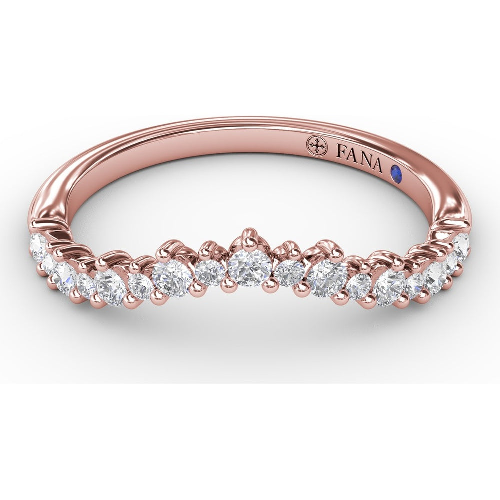 Shared-Prong Round Diamond Band by Fana - 0.25 Carat Total Diamond Weight