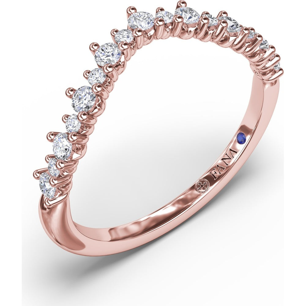 Shared-Prong Round Diamond Band by Fana - 0.25 Carat Total Diamond Weight