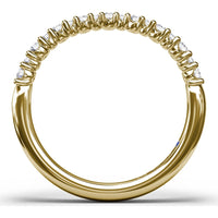 Shared-Prong Round Diamond Band by Fana - 0.25 Carat Total Diamond Weight