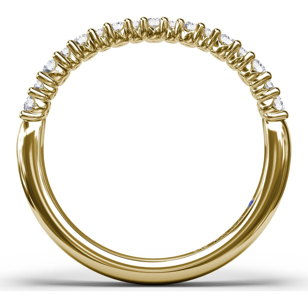 Shared-Prong Round Diamond Band by Fana - 0.25 Carat Total Diamond Weight