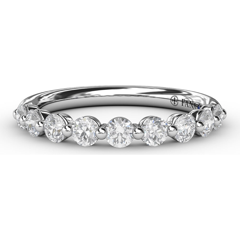 Shared-Prong Round Diamond Band by Fana - 0.63 Carat Total Diamond Weight