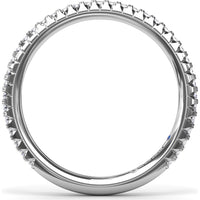 Shared-Prong Round Diamond Wedding Band by Fana - 0.28 Carat Total Diamond Weight