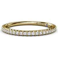 Shared-Prong Round Diamond Wedding Band by Fana - 0.28 Carat Total Diamond Weight