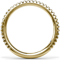 Shared-Prong Round Diamond Wedding Band by Fana - 0.28 Carat Total Diamond Weight