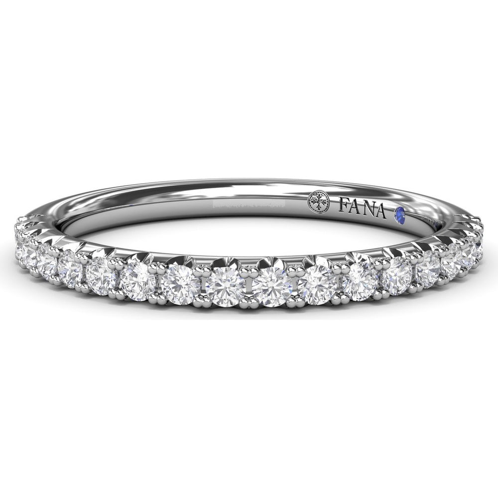 Shared-Prong Round Diamond Wedding Band by Fana - 0.28 Carat Total Diamond Weight