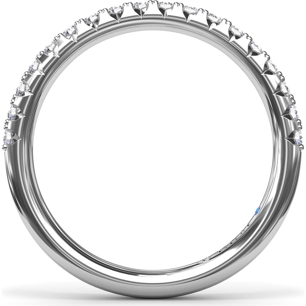 Shared-Prong Round Diamond Wedding Band by Fana - 0.28 Carat Total Diamond Weight