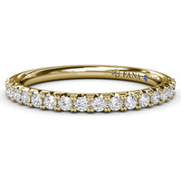 Shared-Prong Round Diamond Wedding Band by Fana - 0.28 Carat Total Diamond Weight