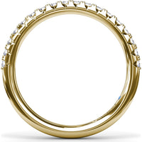 Shared-Prong Round Diamond Wedding Band by Fana - 0.28 Carat Total Diamond Weight