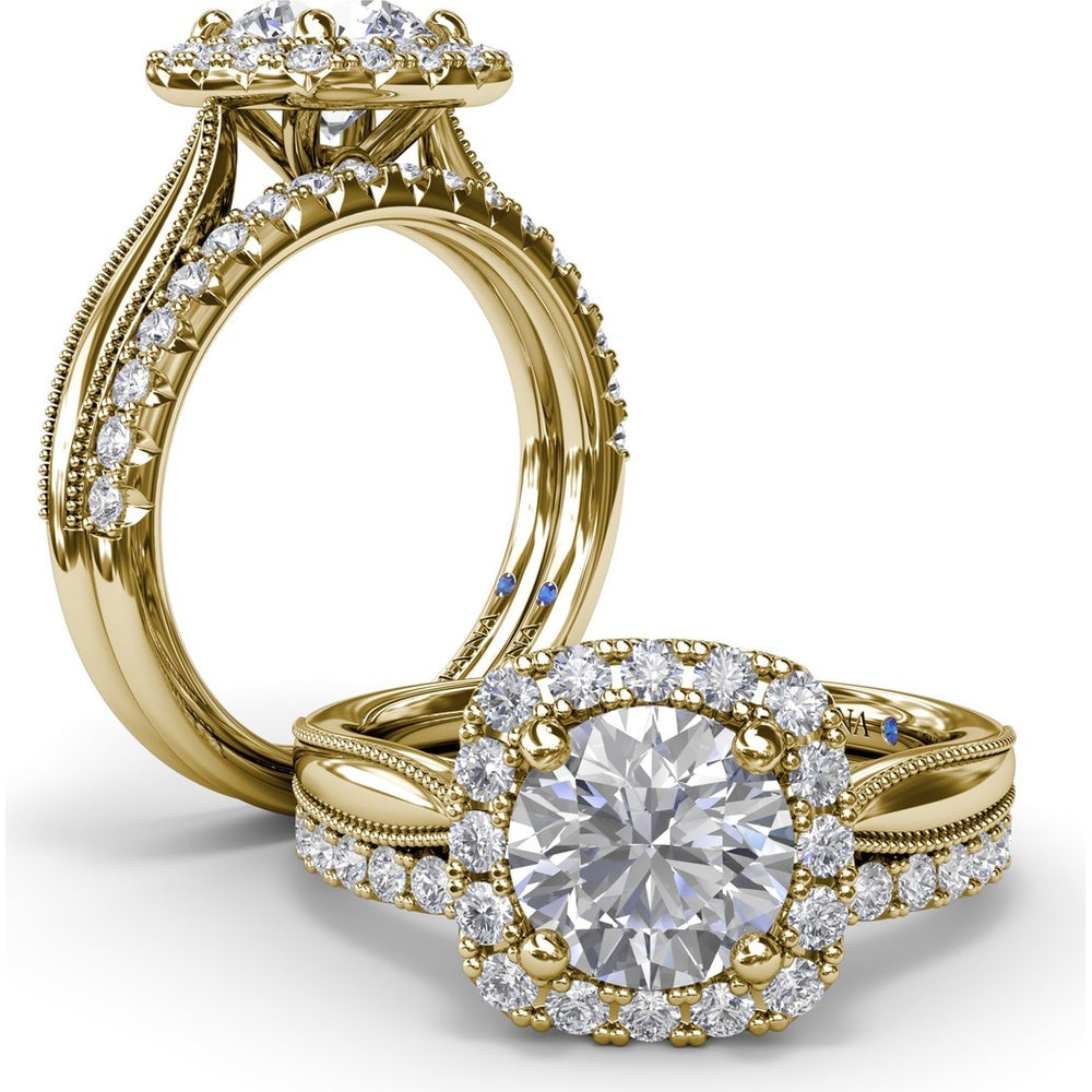 Shared-Prong Round Diamond Wedding Band by Fana - 0.28 Carat Total Diamond Weight