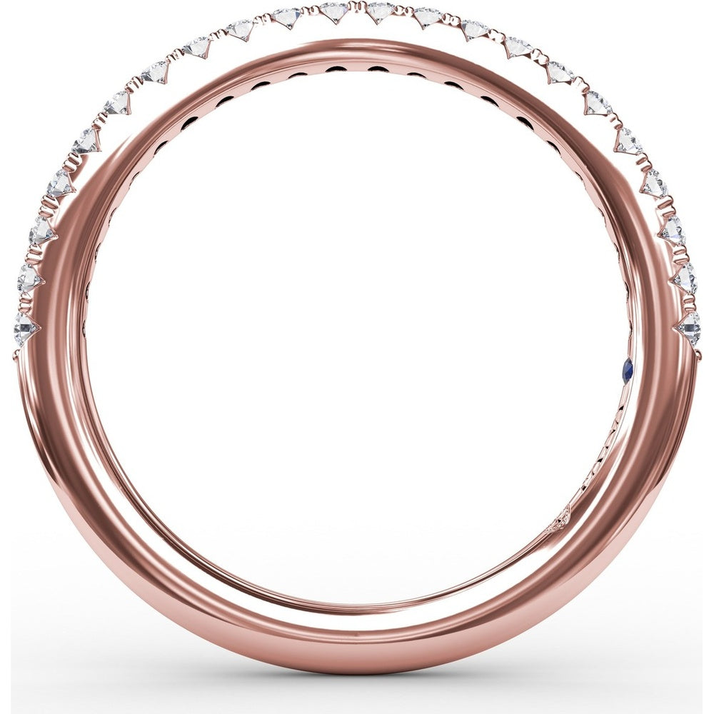 Shared-Prong Round Diamond Wedding Band by Fana - 0.29 Carat Total Diamond Weight