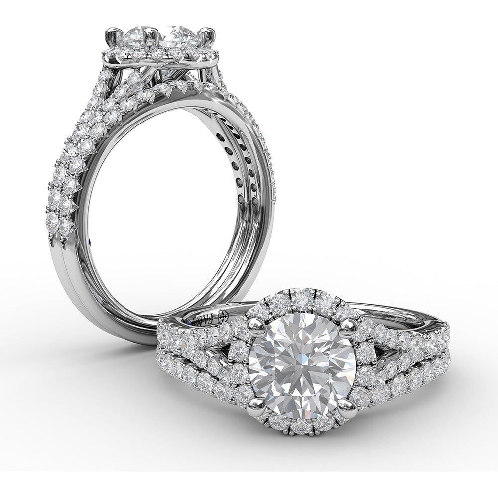 Shared-Prong Round Diamond Wedding Band by Fana - 0.29 Carat Total Diamond Weight