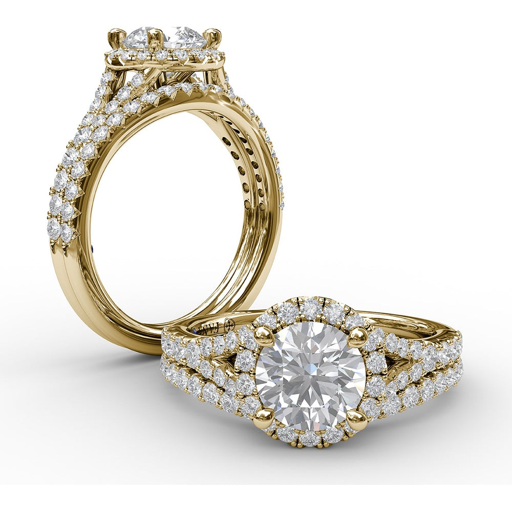 Shared-Prong Round Diamond Wedding Band by Fana - 0.29 Carat Total Diamond Weight