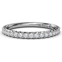 Shared-Prong Round Diamond Wedding Band by Fana - 0.30 Carat Total Diamond Weight