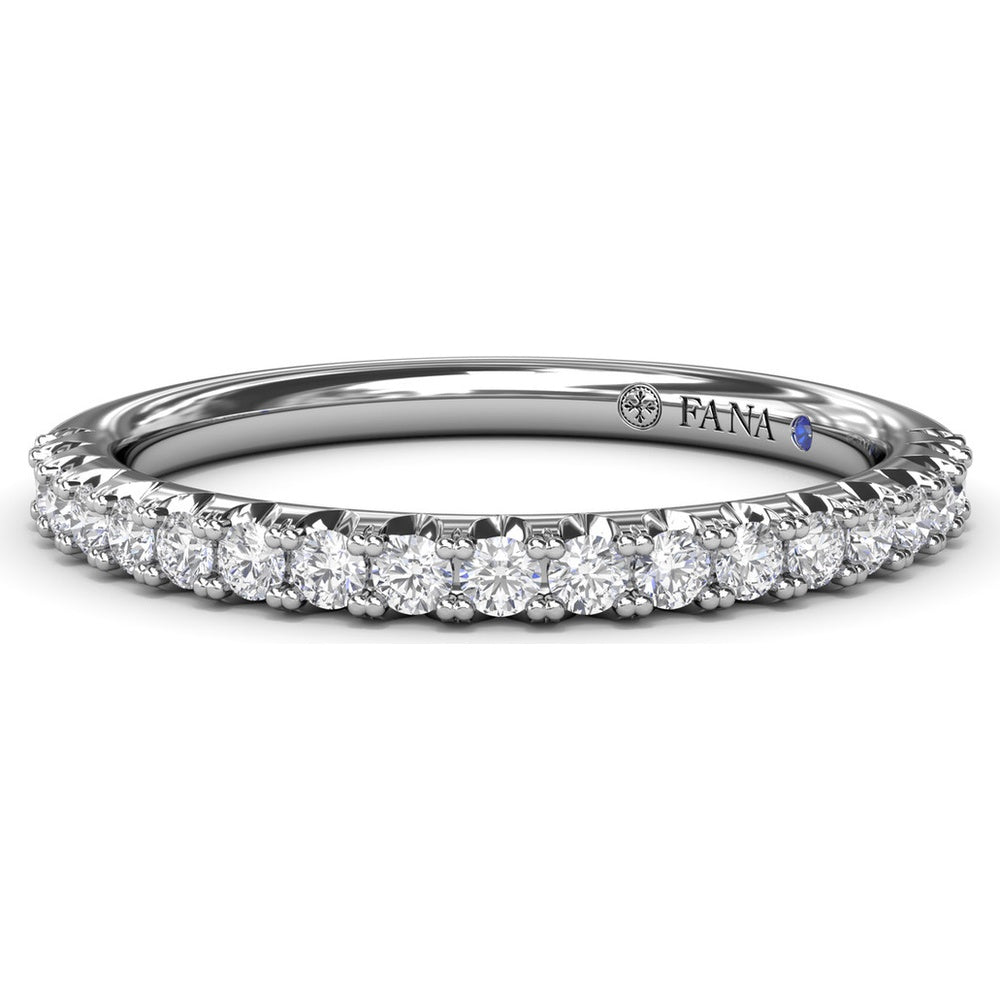 Shared-Prong Round Diamond Wedding Band by Fana - 0.30 Carat Total Diamond Weight