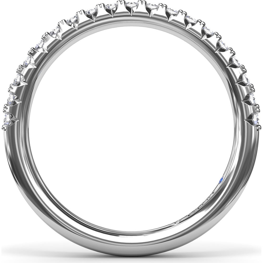 Shared-Prong Round Diamond Wedding Band by Fana - 0.30 Carat Total Diamond Weight