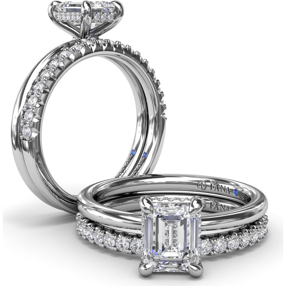 Shared-Prong Round Diamond Wedding Band by Fana - 0.30 Carat Total Diamond Weight