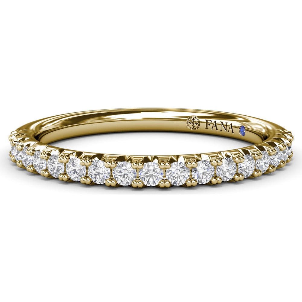 Shared-Prong Round Diamond Wedding Band by Fana - 0.30 Carat Total Diamond Weight