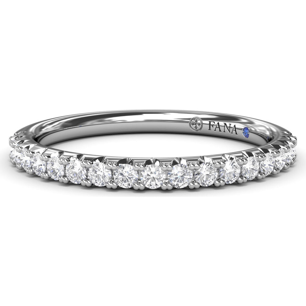 Shared-Prong Round Diamond Wedding Band by Fana - 0.30 Carat Total Diamond Weight