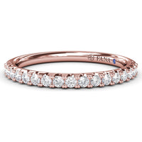 Shared-Prong Round Diamond Wedding Band by Fana - 0.30 Carat Total Diamond Weight