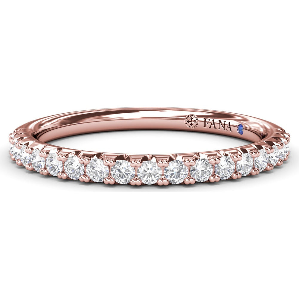 Shared-Prong Round Diamond Wedding Band by Fana - 0.30 Carat Total Diamond Weight