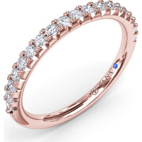 Shared-Prong Round Diamond Wedding Band by Fana - 0.30 Carat Total Diamond Weight