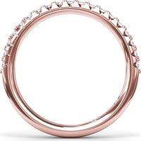 Shared-Prong Round Diamond Wedding Band by Fana - 0.30 Carat Total Diamond Weight