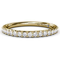 Shared-Prong Round Diamond Wedding Band by Fana - 0.30 Carat Total Diamond Weight