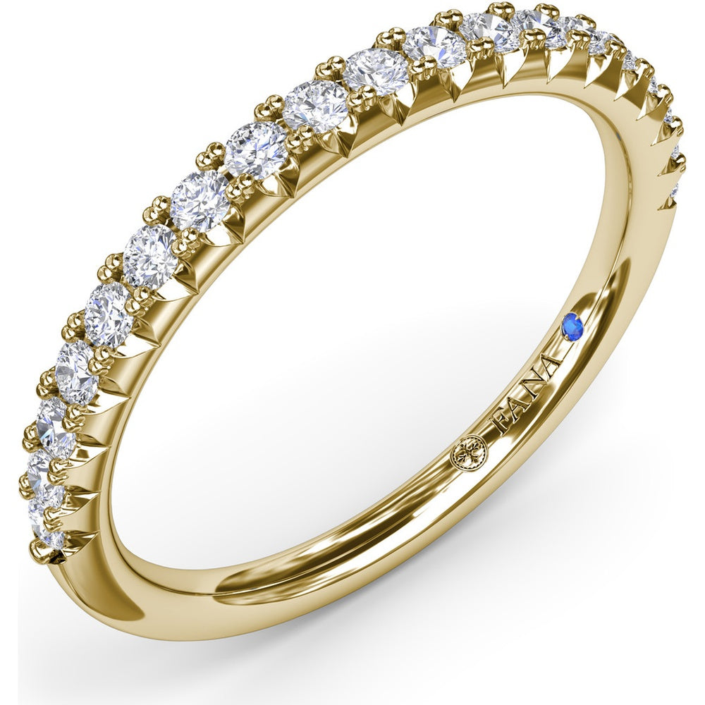 Shared-Prong Round Diamond Wedding Band by Fana - 0.30 Carat Total Diamond Weight