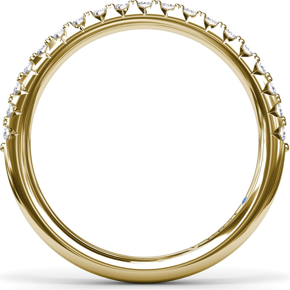 Shared-Prong Round Diamond Wedding Band by Fana - 0.30 Carat Total Diamond Weight