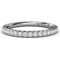Shared-Prong Round Diamond Wedding Band by Fana - 0.30 Carat Total Diamond Weight