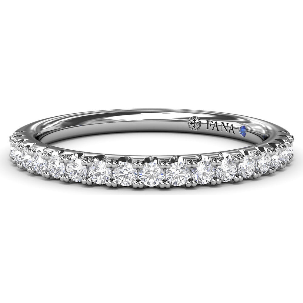 Shared-Prong Round Diamond Wedding Band by Fana - 0.30 Carat Total Diamond Weight