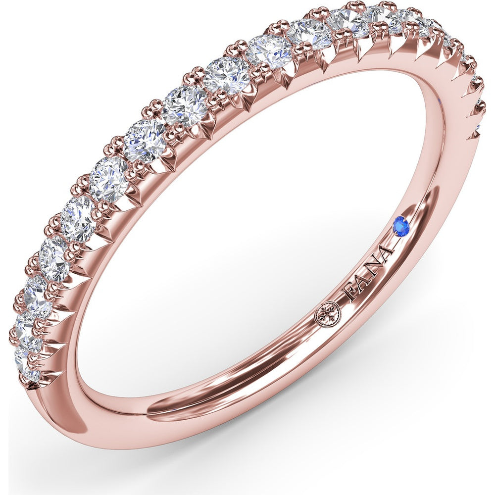 Shared-Prong Round Diamond Wedding Band by Fana - 0.30 Carat Total Diamond Weight