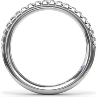 Shared-Prong Round Diamond Wedding Band by Fana - 0.30 Carat Total Diamond Weight