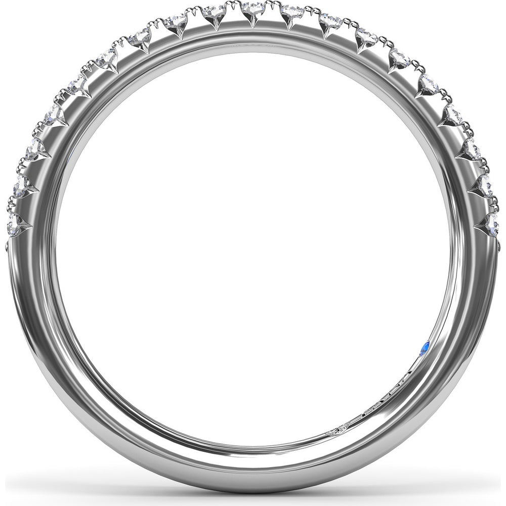 Shared-Prong Round Diamond Wedding Band by Fana - 0.30 Carat Total Diamond Weight