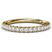 Shared-Prong Round Diamond Wedding Band by Fana - 0.30 Carat Total Diamond Weight