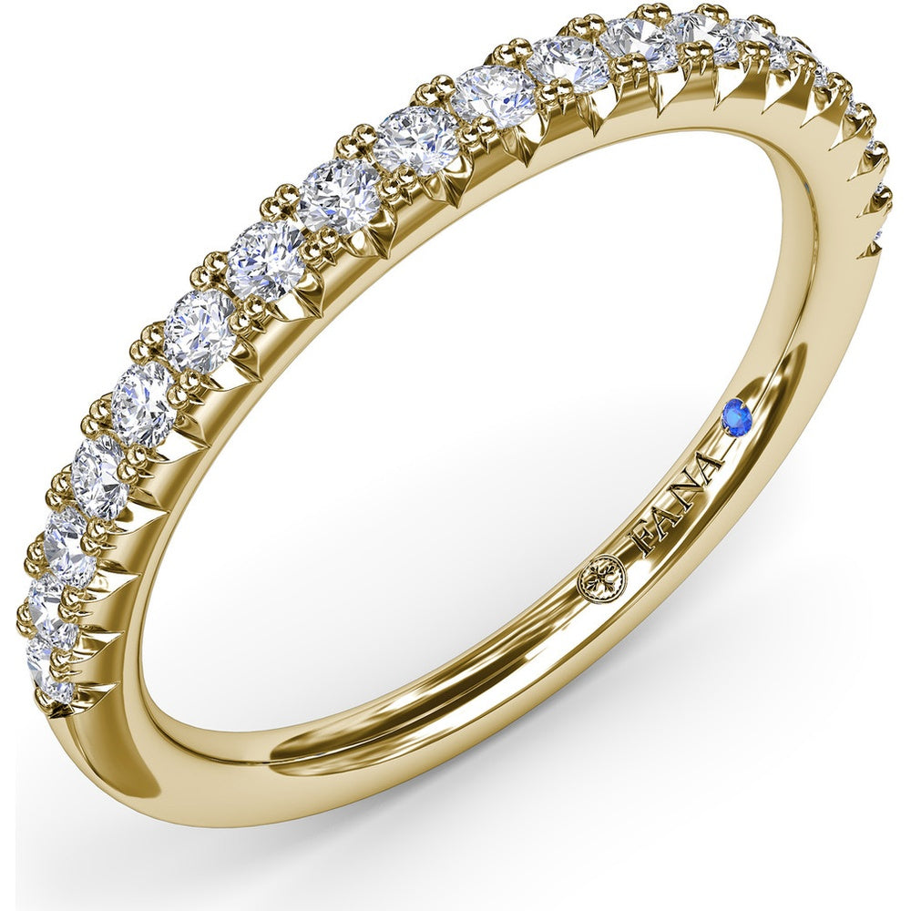Shared-Prong Round Diamond Wedding Band by Fana - 0.30 Carat Total Diamond Weight