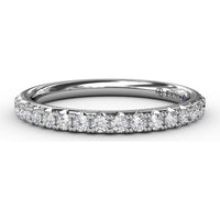 Shared-Prong Round Diamond Wedding Band by Fana - 0.32 Carat Total Diamond Weight