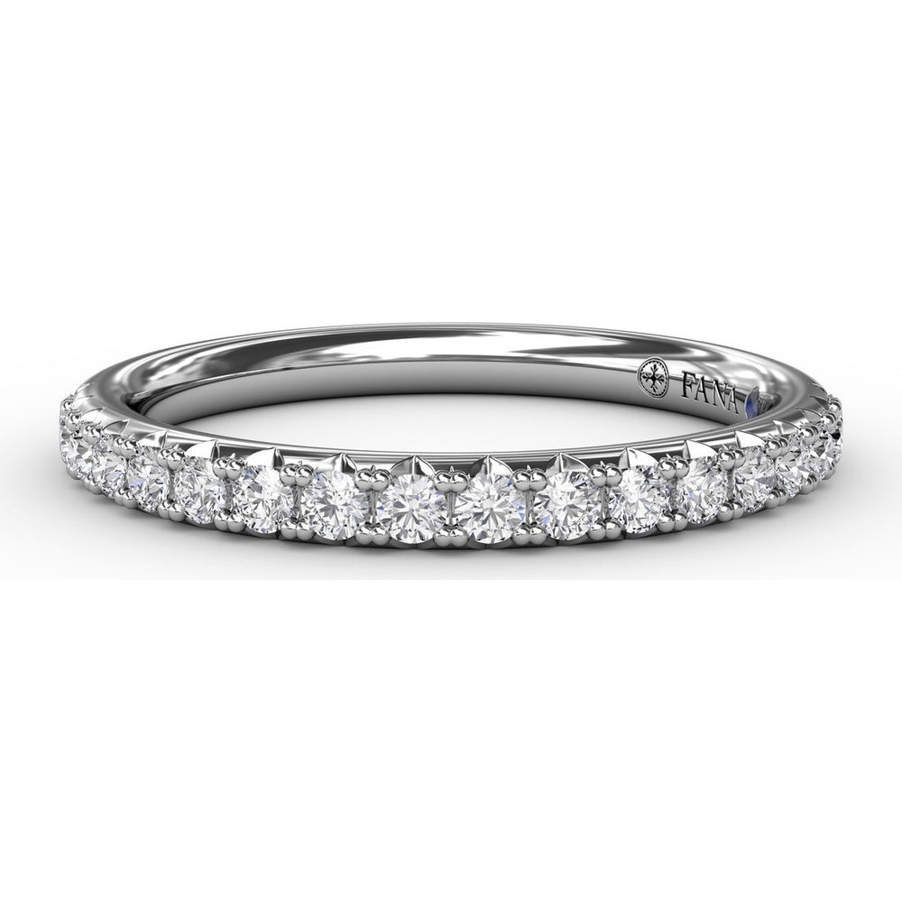 Shared-Prong Round Diamond Wedding Band by Fana - 0.32 Carat Total Diamond Weight