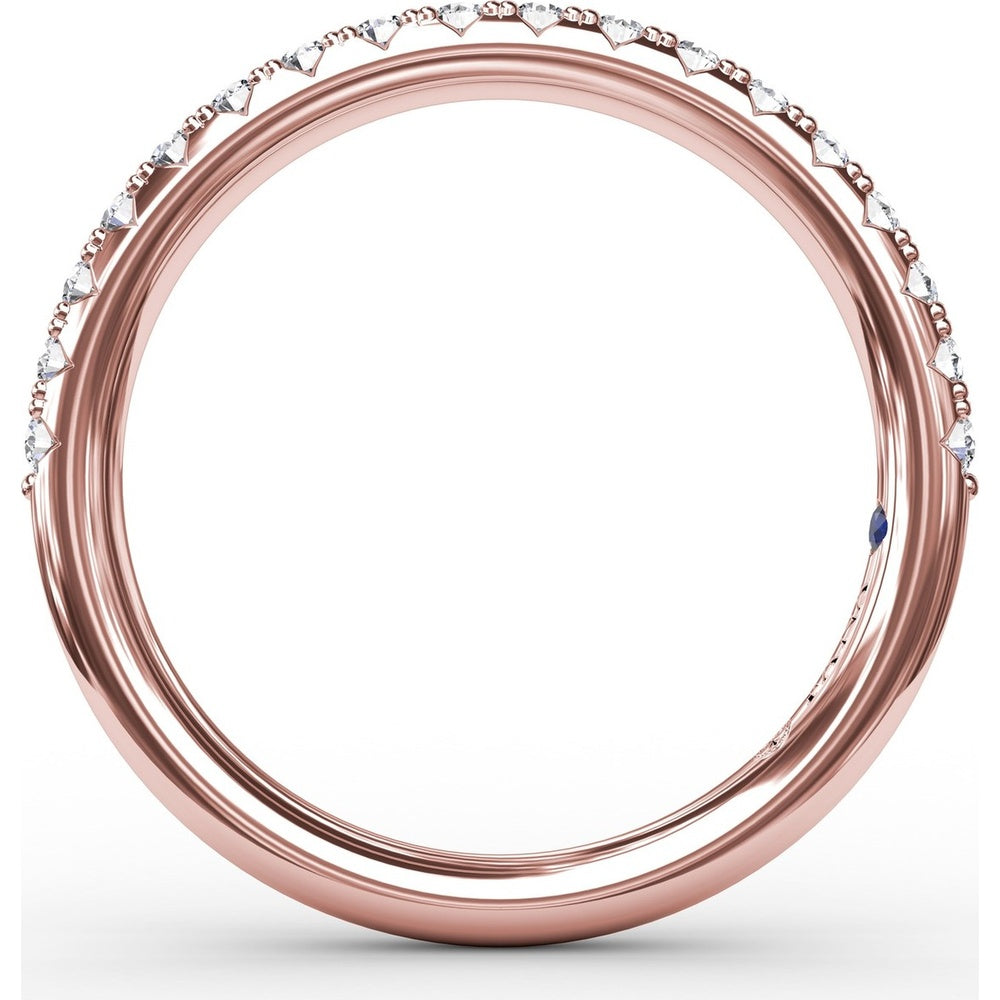 Shared-Prong Round Diamond Wedding Band by Fana - 0.32 Carat Total Diamond Weight