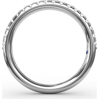 Shared-Prong Round Diamond Wedding Band by Fana - 0.32 Carat Total Diamond Weight
