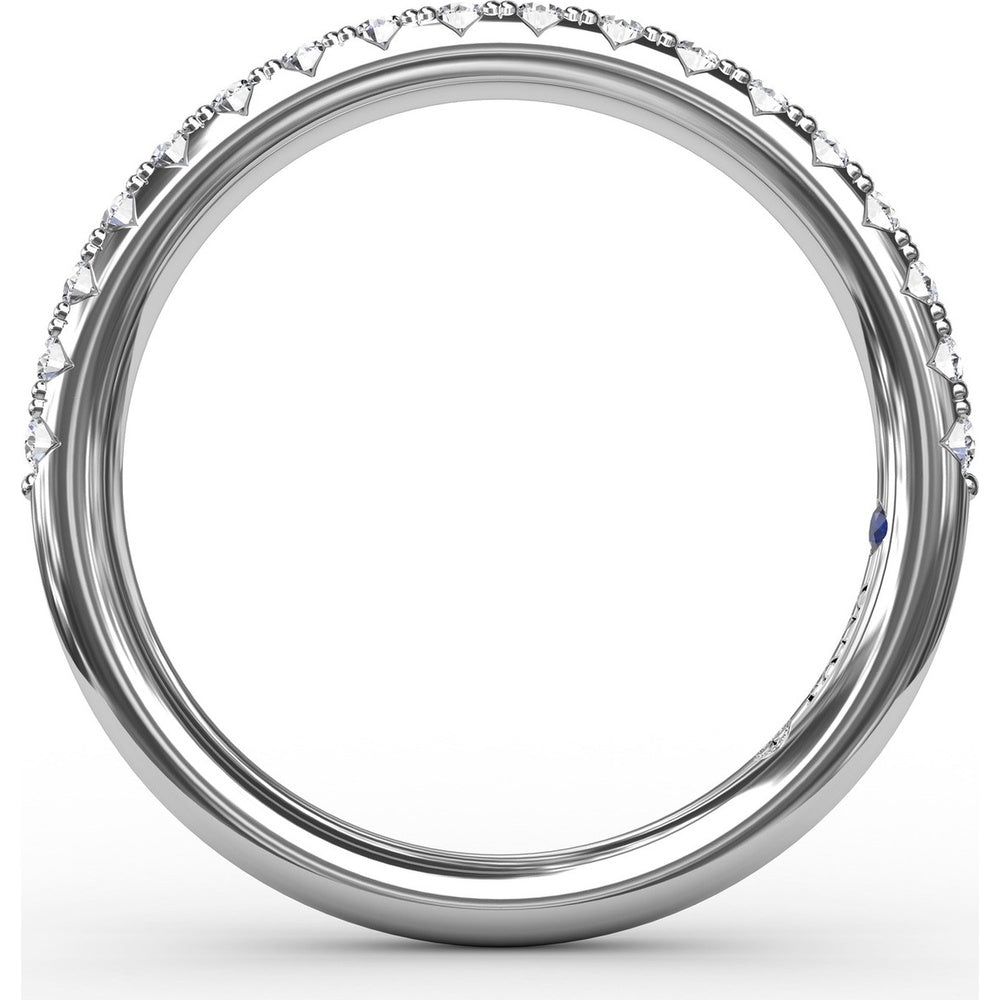 Shared-Prong Round Diamond Wedding Band by Fana - 0.32 Carat Total Diamond Weight