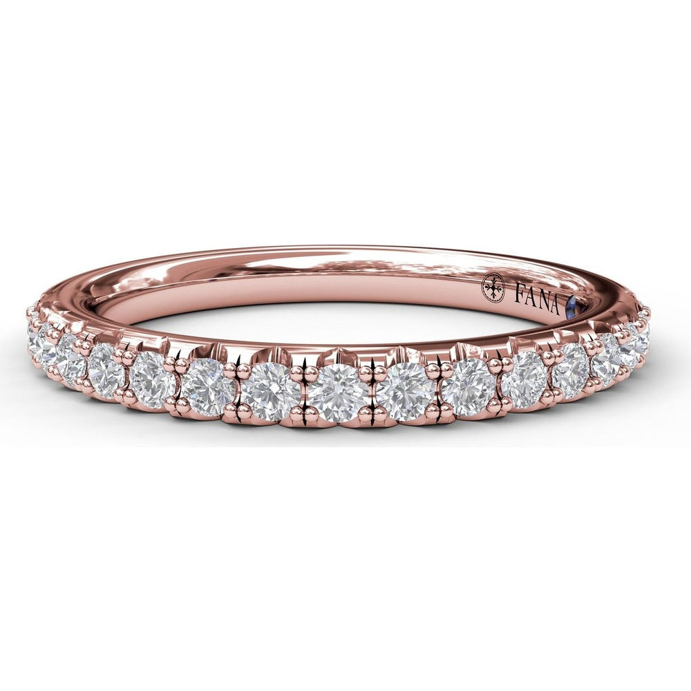 Shared-Prong Round Diamond Wedding Band by Fana - 0.34 Carat Total Diamond Weight