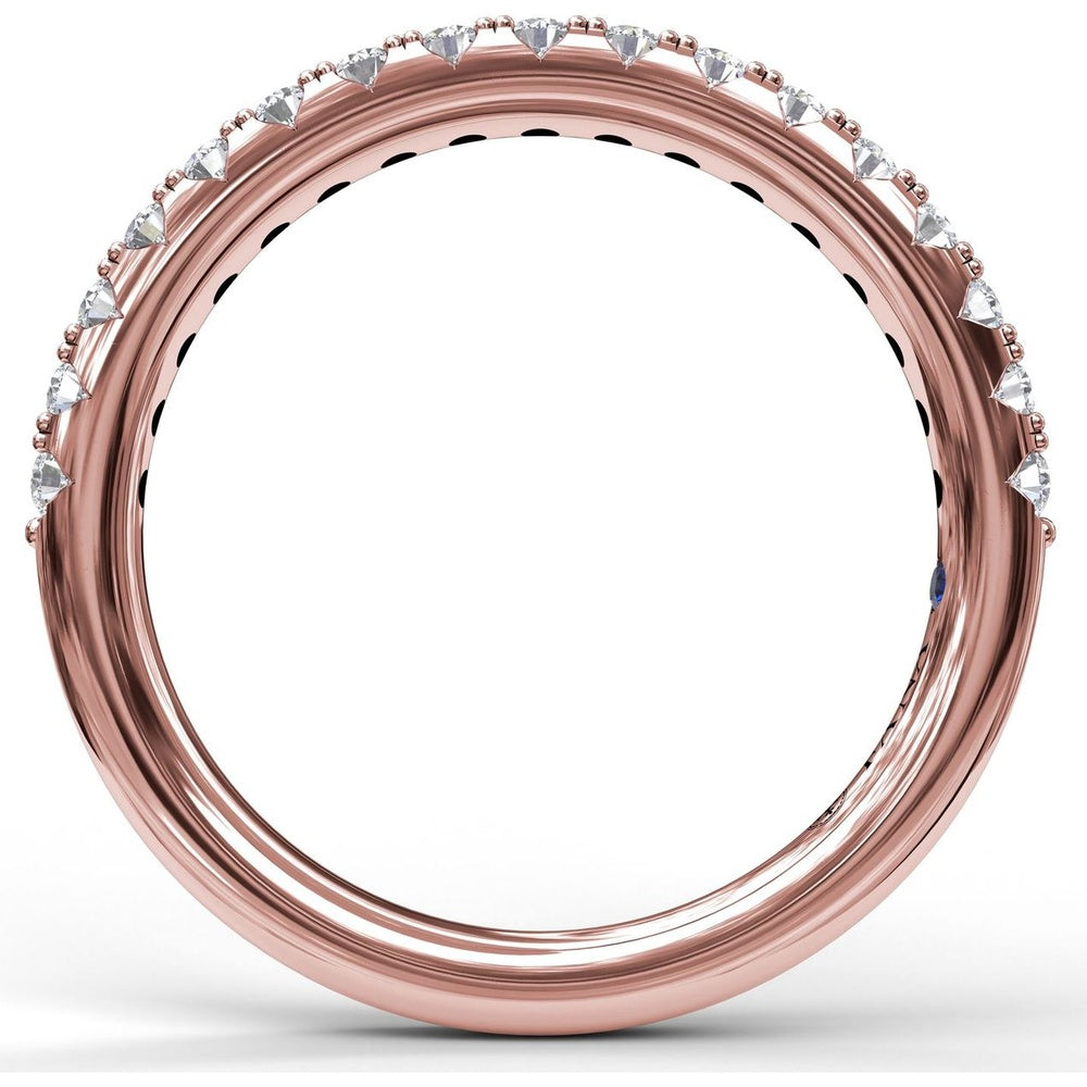 Shared-Prong Round Diamond Wedding Band by Fana - 0.34 Carat Total Diamond Weight